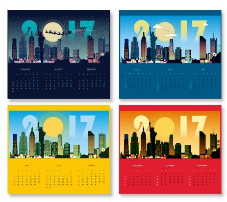 Разработка дизайна календаря 2017-2018